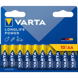 AA 1,5 V LR6 ilgo veikimo baterijos (10 vnt.) VT4906121761