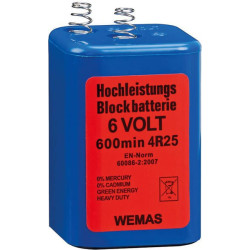 4R25 6V mėlynos cinko-anglies baterijos 3040360010000