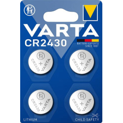 Baterijos CR 2430 (4 vnt.) VT6430101404