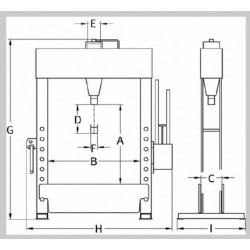 Dirbtuvių presas 25 t HP25