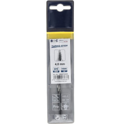 Grąžtas 4,0 mm HSS-DIN 338-G TURBO STEP 12020700400