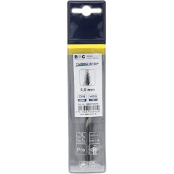 Grąžtas 6,0 mm HSS-DIN 338-G TURBO STEP 12020700600