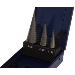 Pakopinių grąžtų rinkinys, 3 dalys, 17601330003