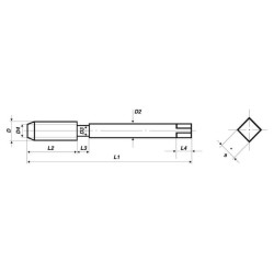 Remonto komplektas srieginėms skylėms M10 35395VOL
