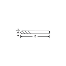 Centravimo grąžtas 6,4 1/4x81 mm Bahco" GZ3834DRL