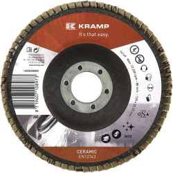 Keraminis plokštelinis šlifavimo diskas 125 mm K80 125CEK80KR