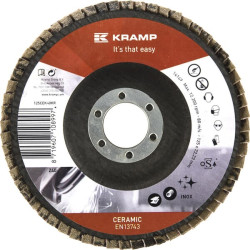 Keraminis plokštelinis šlifavimo diskas 125 mm K40 125CEK40KR