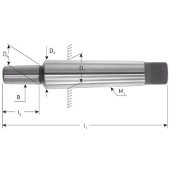 Gręžtuvo adapterio kaištis MK 3 280MK3B16