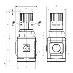 Slėgio reguliatorius MX212R402