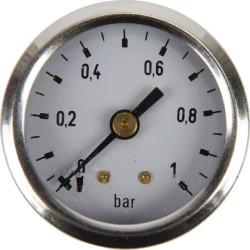 Manometras Ø40mm 0-1bar 1/8" montuojamas skydelyje MA401P02ST