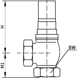 Apsauginis vožtuvas PSV38IP0208