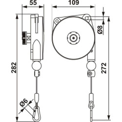 Spyruoklinis balansyras 0,2–0,5 kg 1, VB9300