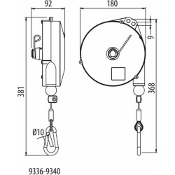 Balansavimo svirtis 4-6 kg 2,5 m VB9337