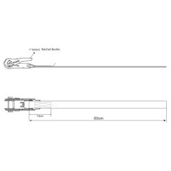 Terkšlinis dirželis, 25A tipo, 4kN, 6m, begalinis TS25006