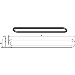 Elastinė guma 400x8 mm TIRR40P001