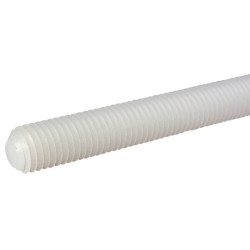 Srieginis strypas M5x0,80x1m nailonas 6,6 DIN 975 Kramp 9755N