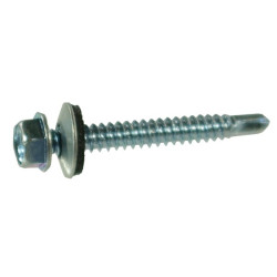 Savisriegis varžtas 6,3x38 mm, 10 mm flanšo šešiakampė galvutė, nerūdijantis plienas, DIN 7504 Kramp 7504KNEO6338RVS