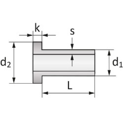 Varinė kniedė 6x25 KN625