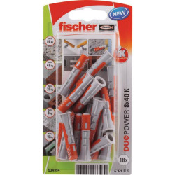 Kamštis Duopower 8x40 K 18 vnt. 534994
