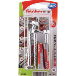 Kamštis Duopower 10x50 S K 4 vnt. 534999
