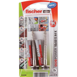 Kamštis Duopower 10x50 S A2 K 2vnt. 535488