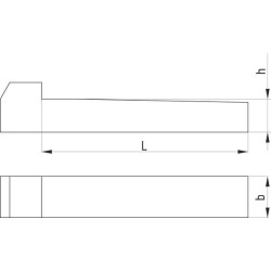 Gib galvutės raktas 8x7x100 688787100