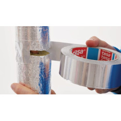 Aliuminio juosta, prisitaikanti, 50 m x 50 mm Tesa® T606300000200