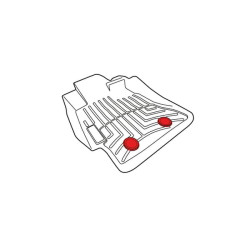 Daugkartinio užsegimo tvirtinimo juosta, Dual Lock™ SJ-354D, 25 mm x 5 m, juoda, 3M 7000070523