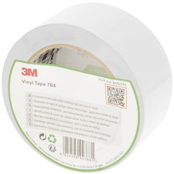Vinilo juosta 764, balta, 50 mm x 33 m 7100260286