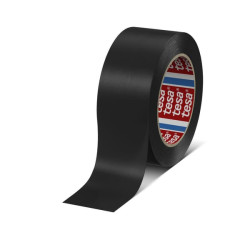 Aukščiausios kokybės PVC permanentinė juosta, juoda, 33 m x 50 mm, TesaFLEX® T041690005593