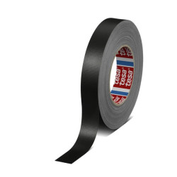 Juosta, audinio, standartinė, su PE danga, juoda, 50 m x 25 mm, TesaBAND® T046880000500