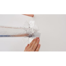 Aliuminio juosta, prisitaikanti prie popierinio įdėklo, 50 m x 100 mm Tesa® T606320000300