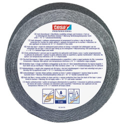 Neslystanti juosta 720 µm, PVC, juoda, 15 m x 50 mm T609500000100