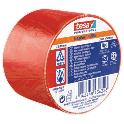 Izoliacinė juosta, raudona, 25 m x 50 mm TesaFLEX® T539880001900
