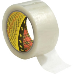 Scotch® dėžių sandarinimo juosta 371, skaidri, 50 mm x 66 m (6 ritinėliai) 7000095476