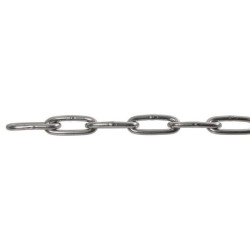 Grandinė Ø3 mm x 26 mm Nerūdijančio plieno A4 Kramp CK30RVS