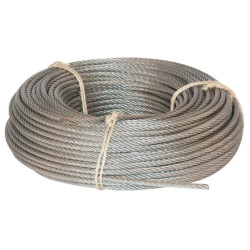 Cinkuota vielinė virvė 12 mm, 100 m WR12100