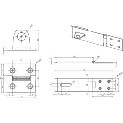 Sklendė ir kabės 4" TO4316A