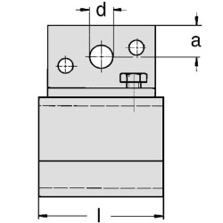 Sieninis laikiklis 60x65mm TB335630