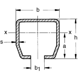 Durų bėgelis 48,5x43,5x3,2 mm, 2 dydis, TB335020