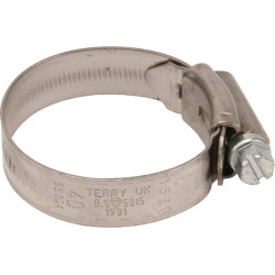 Žarnos spaustukas 30-40 mm Nerūdijančio plieno, labai tvirtas RVS3040HCS