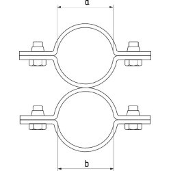 Kryžminis spaustukas 1.1/4" x 1.1/4" 803015114114FA