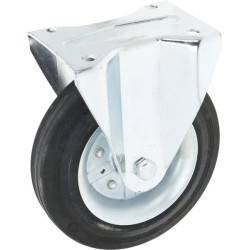 Standūs ratukai, guminiai ratukai: Ø200x50mm, plokštelės tvirtinimas: 145x110mm. Apkrova: 250kg, Ro-Carr WH5181200.