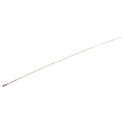 Kabelinė raištelis 8x370mm, sidabrinis, nerūdijančio plieno, 50 vnt. TR0180370RVS