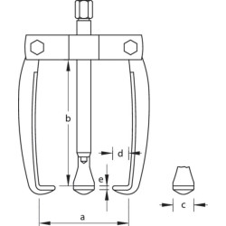Nuimtuvas 3-A. 110 mm HG1191BA