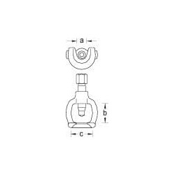 Šarnyrinių šarnyrų nuėmėjas 46 mm HG1725A