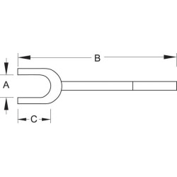 Išardymo / surinkimo šakė 23 mm HG1702
