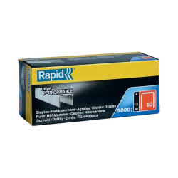 Cinkuotos „Rapid“ sąvaržėlės 53/12 mm, 5000 vnt. 11859610