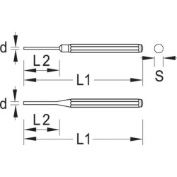 Smeigtukų pramuštuvas 1,5 mm HG11915