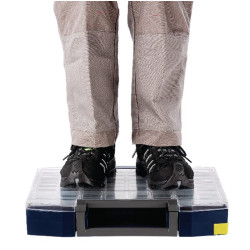 Asortimento dėžė 298x284x55 mm, 10 l talpos, mėlynas polipropilenas, 15 skyrių, Boxxser 55 5x5, Raaco 138314